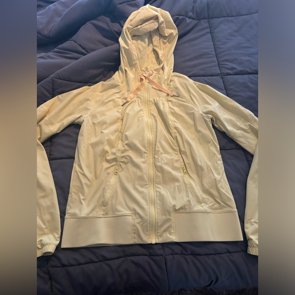 Lululemon Studio Jacket size 12 Yellow